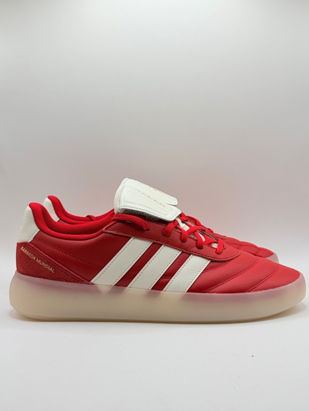 Adidas Barreda Mundial Red and White Sportswear Sneakers US 11.5